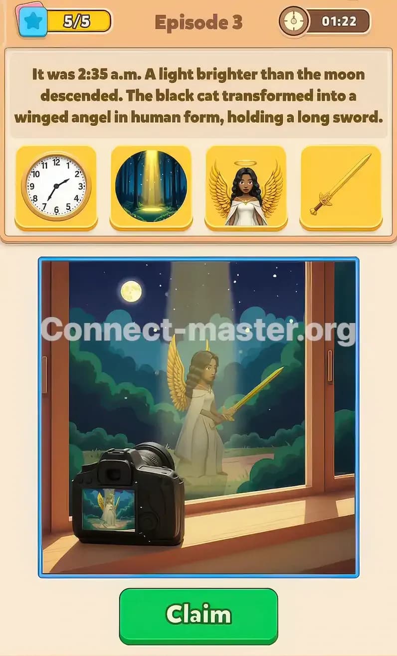 Connect Master Story Answer: The Black Cat Episode 3 Answer
