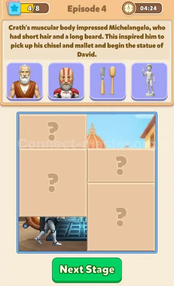 Connect Master Story Answer Time Travelers Episode 4 Stage 4