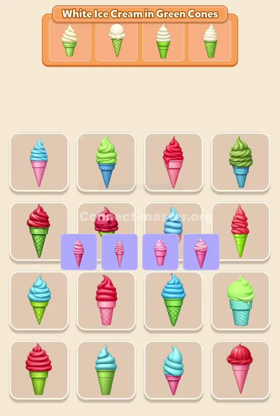 Connect Master Level 722 Solution 3