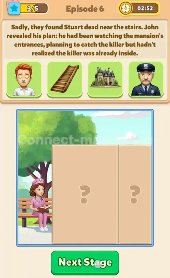 Connect Master Story Answer The Wages Of Sin Episode 6 Stage 3