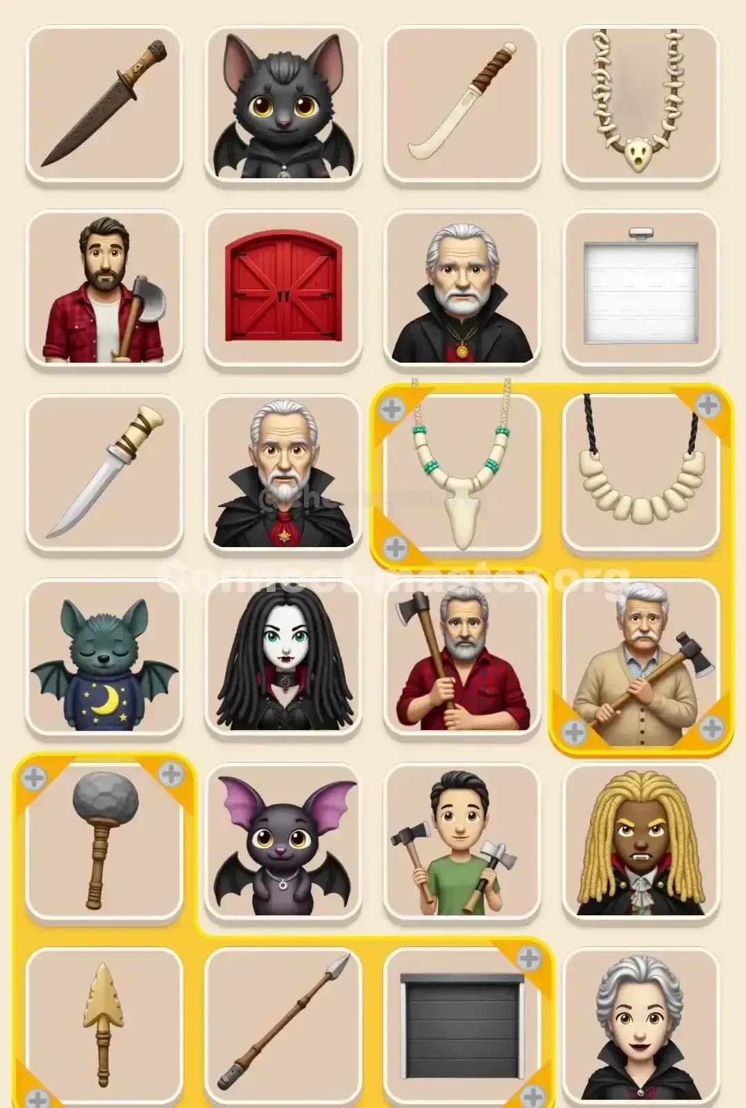 Connect Master different necklaces