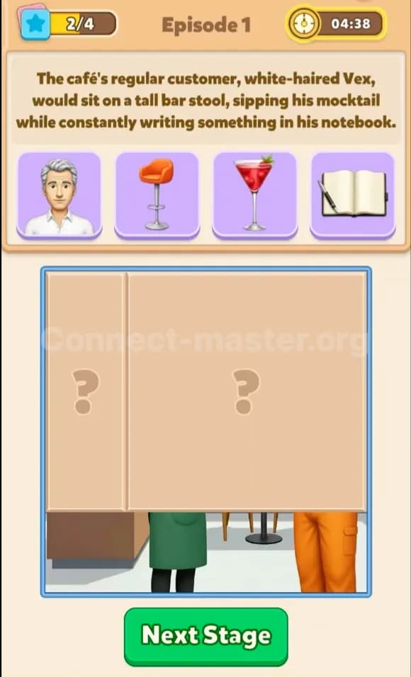 Connect Master Story Answer Out of Control Episode 1 Stage 2