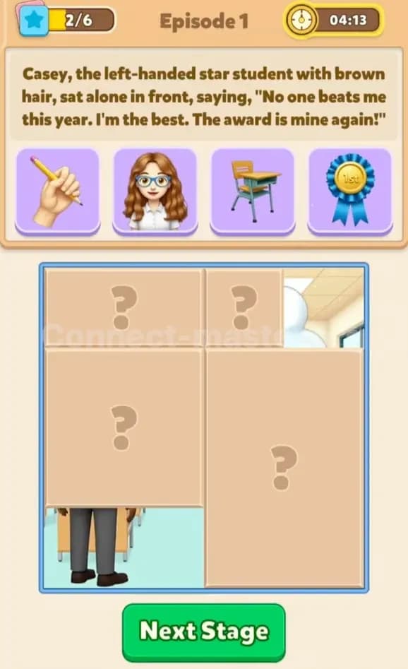 Connect Master Story Answer The Wages Of Sin Episode 1 Stage 2