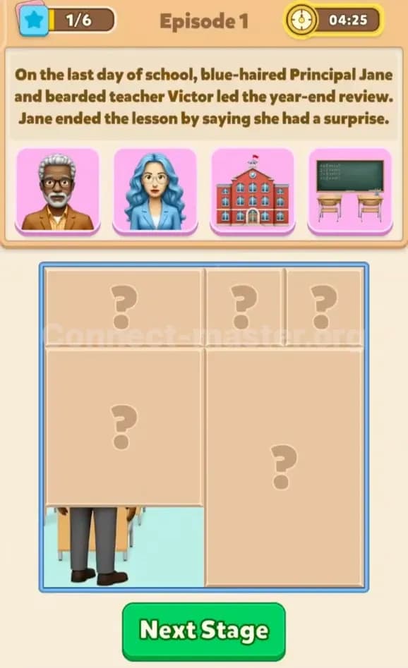 Connect Master Story Answer The Wages Of Sin Episode 1 Stage 1