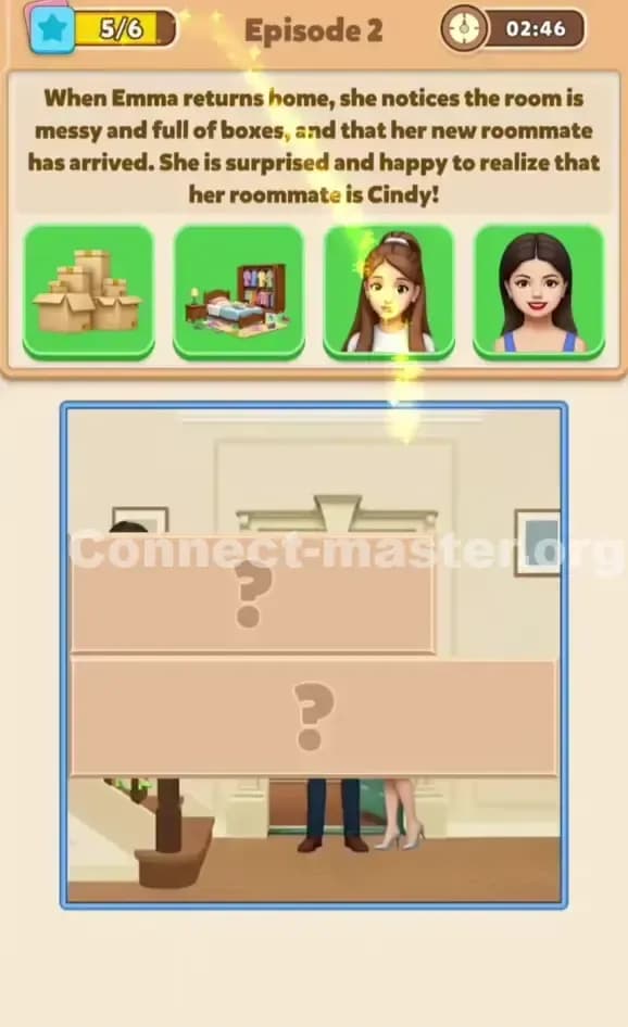 Connect Master Story Answer Forbidden love in Paris Episode 2 Stage 5