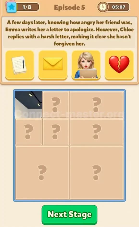Connect Master Story Answer Forbidden love in Paris Episode 5 Stage 1