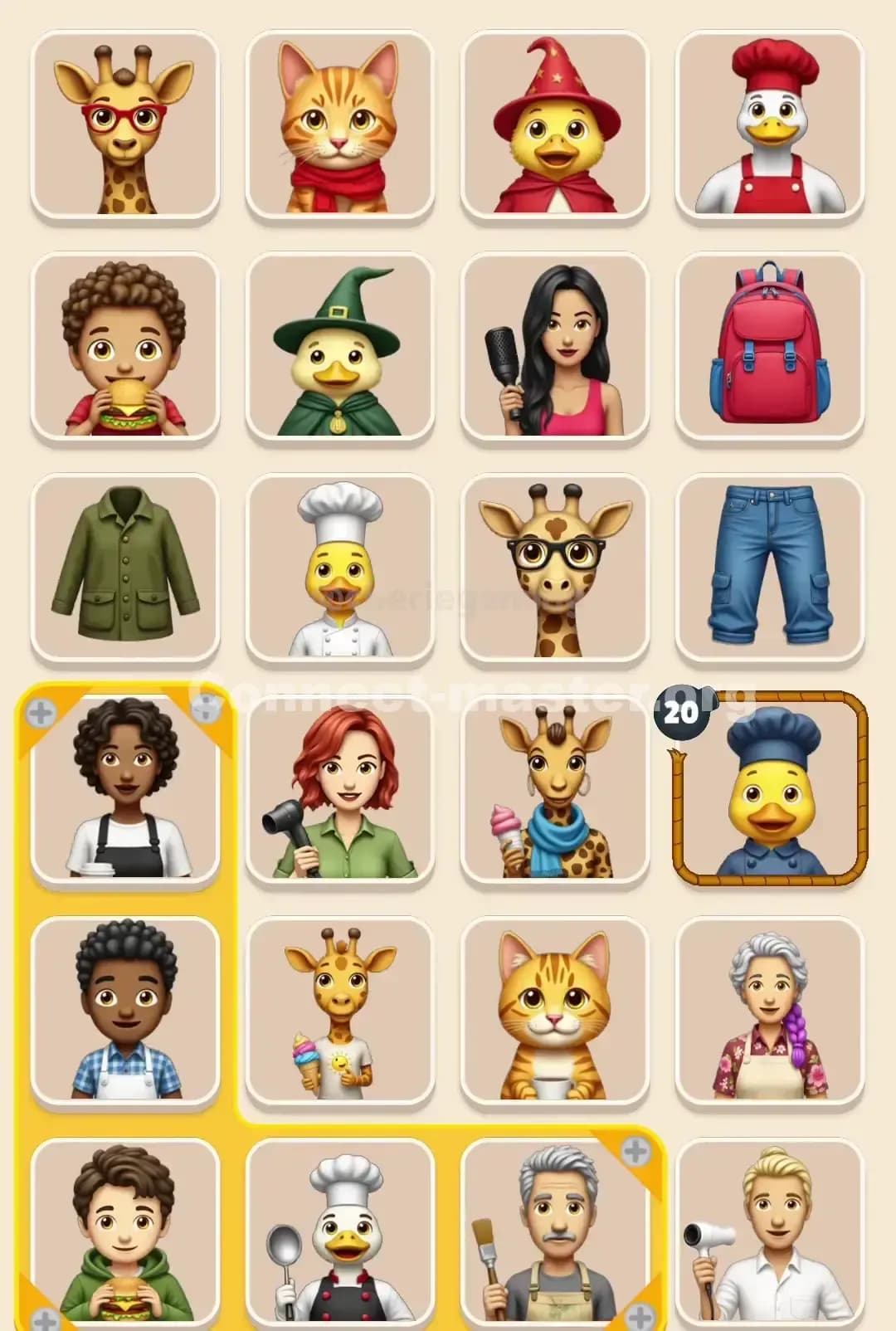 Connect Master Level 168 Solution 1