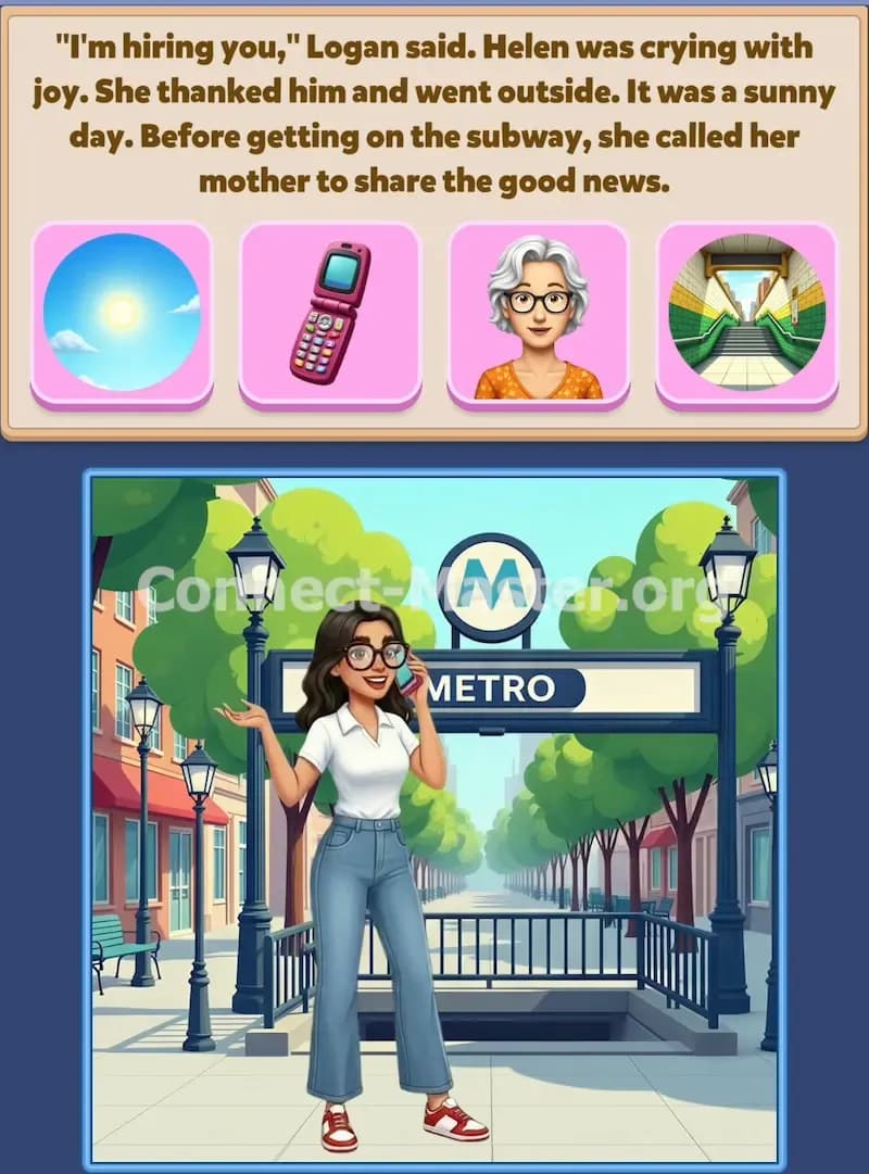 Connect Master Story Answer: Helen of New York Episode 2 Answer