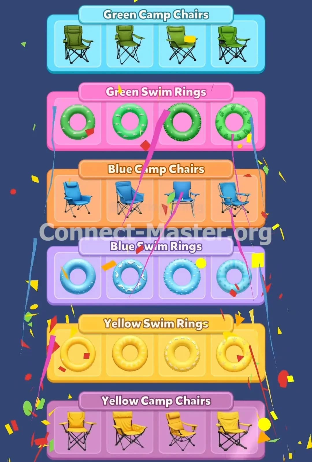 Connect Master Level 1251 Screenshot