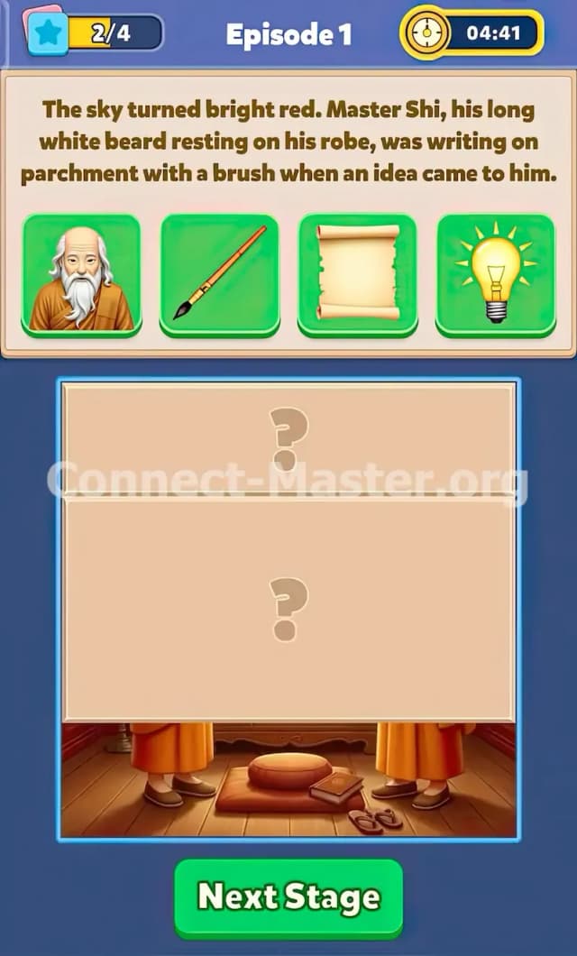 Connect Master Story Answer Golden Feather Episode 1 Stage 2