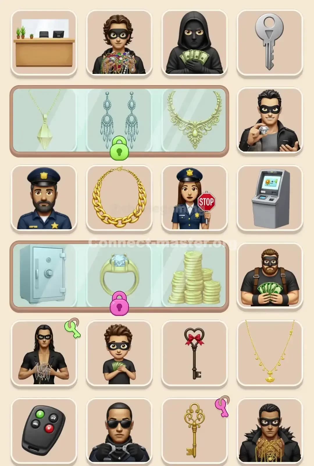 Connect Master Level 592 Solution 1