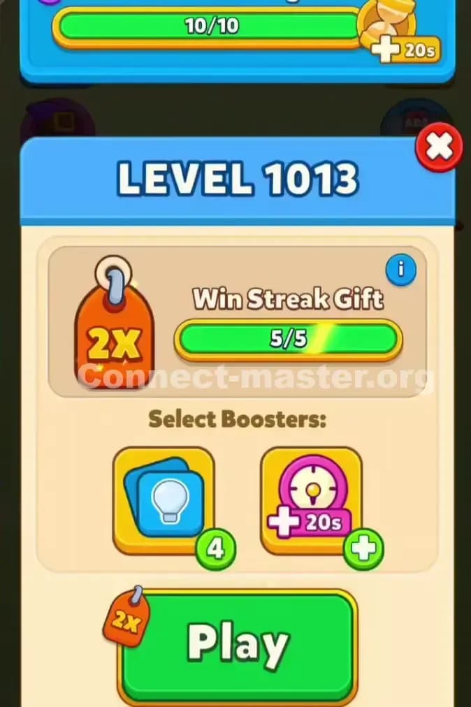 Connect Master Level 1013 Solution 1