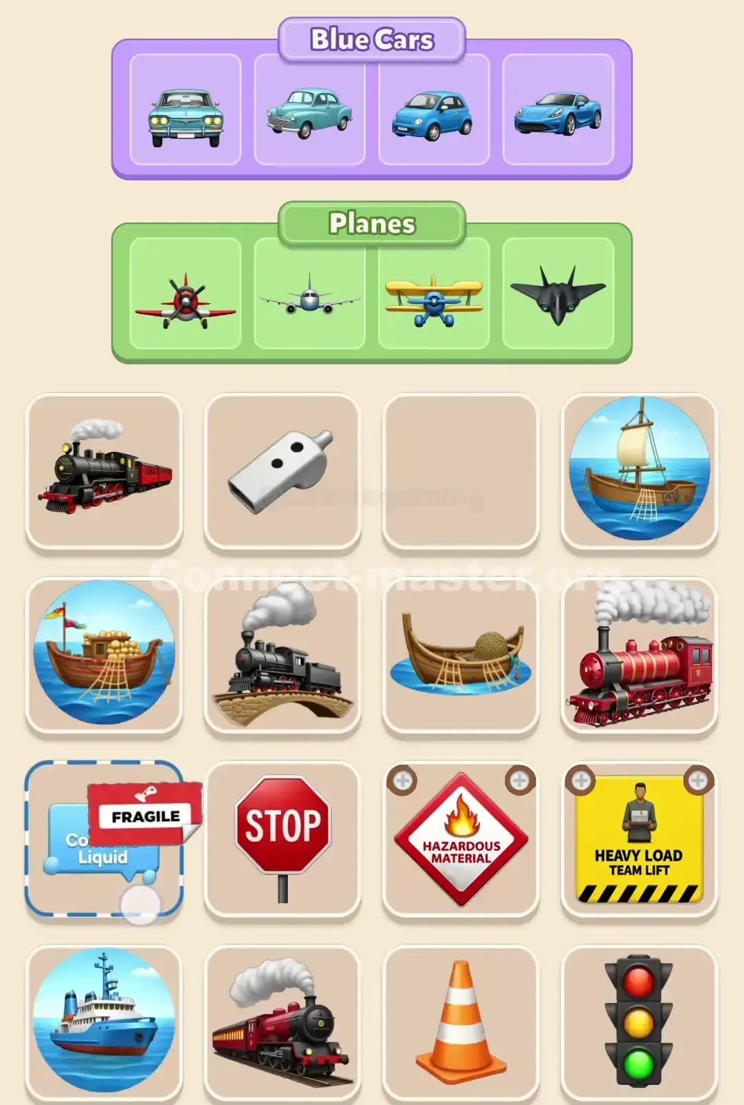 Connect Master Level 201 Solution 3