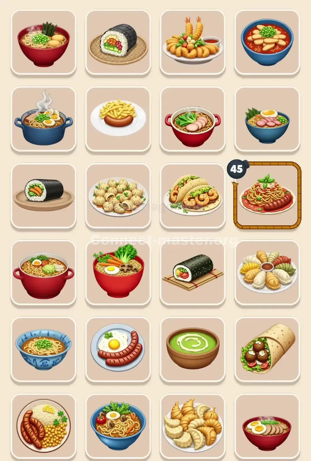 Connect Master Level 593 Solution 1